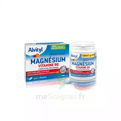 Alvityl Magnésium Vitamine B6 Libération Prolongée Comprimés Lp B/45 à Wittenheim
